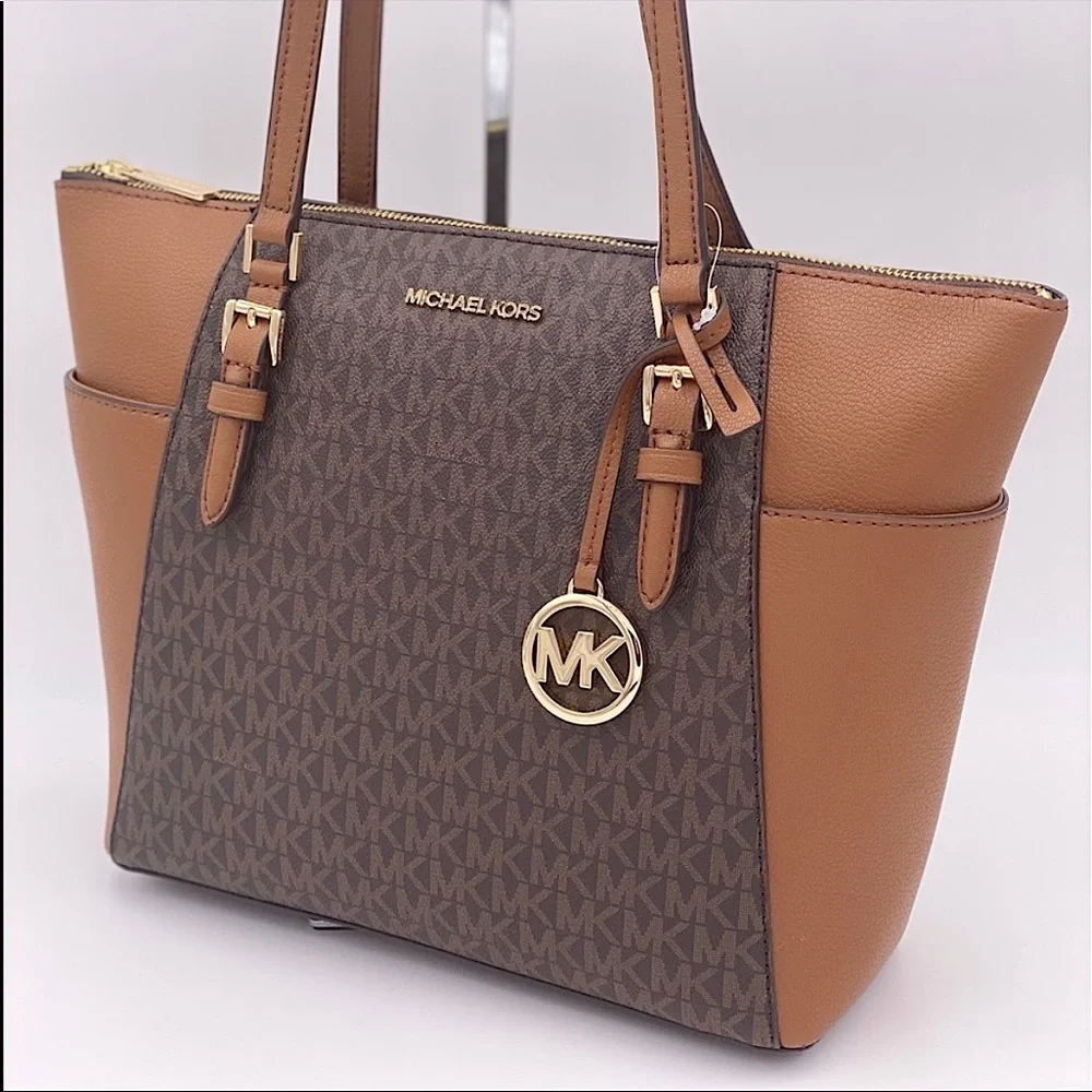 Michael Kors Charlotte LG Tote Shoulder Bag